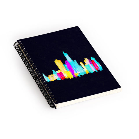 Robert Farkas Colour City Spiral Notebook