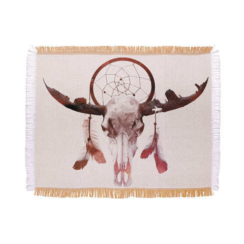 Robert Farkas Deadly desert Throw Blanket