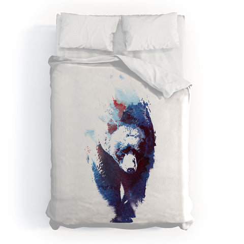 Robert Farkas Death run Duvet Cover