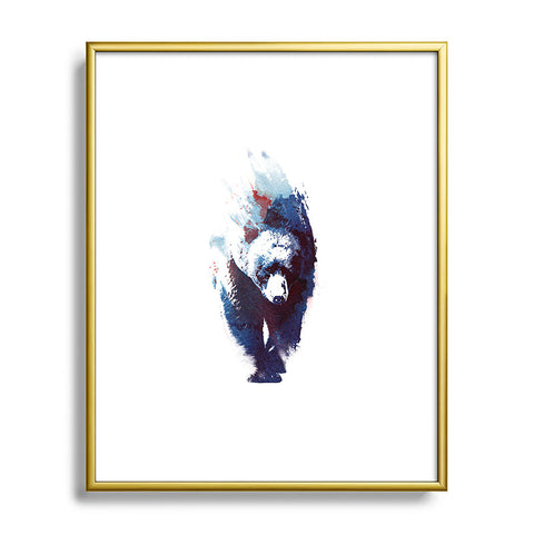 Robert Farkas Death run Metal Framed Art Print