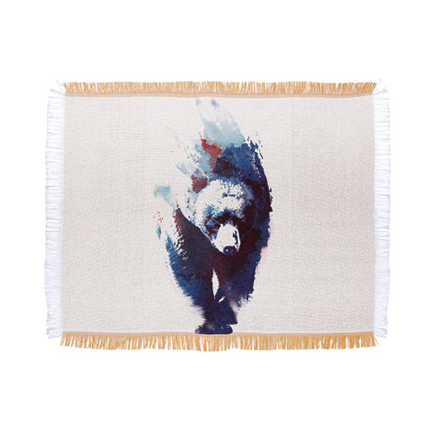 Robert Farkas Death run Throw Blanket