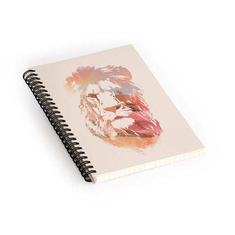 Robert Farkas Desert lion Spiral Notebook