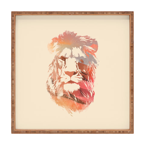 Robert Farkas Desert lion Square Tray