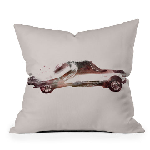 Robert Farkas Drive me back home 03 Throw Pillow