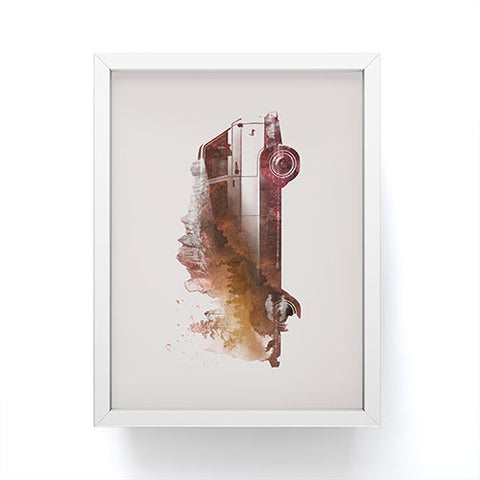 Robert Farkas Drive me back home Framed Mini Art Print