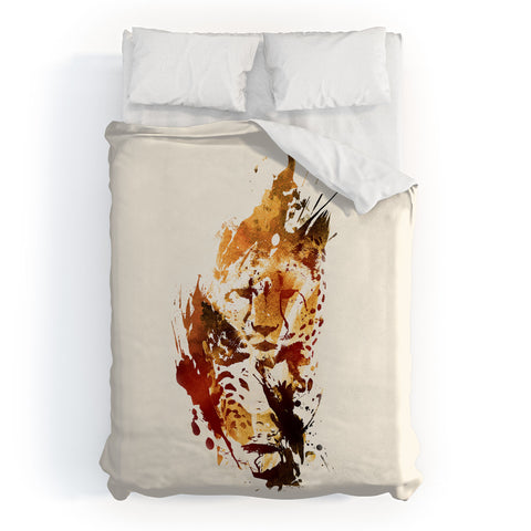 Robert Farkas El Guepardo Duvet Cover