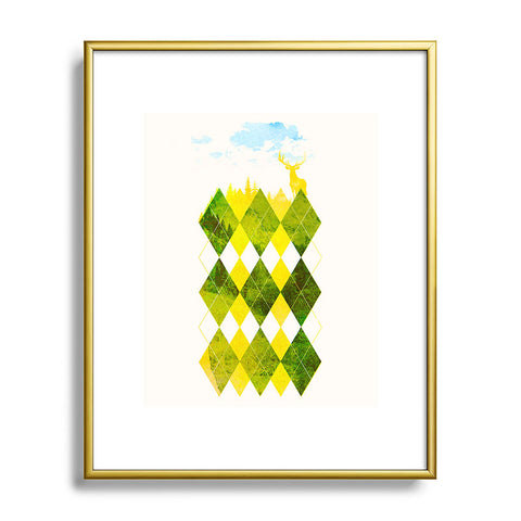 Robert Farkas Elegant Forest Metal Framed Art Print