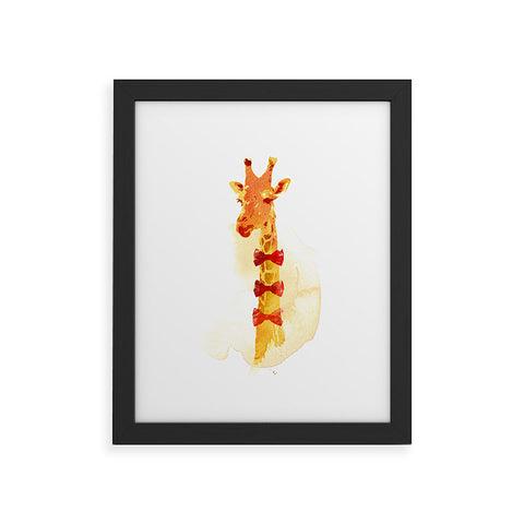 Robert Farkas Elegant Giraffe Framed Art Print