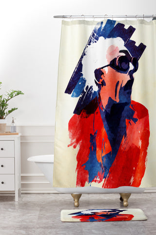 Robert Farkas Emett Shower Curtain And Mat