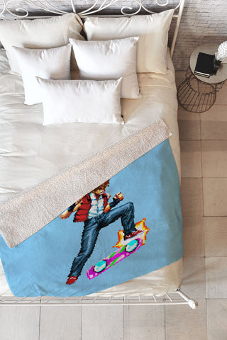 Robert Farkas Epic Kickflip Fleece Throw Blanket