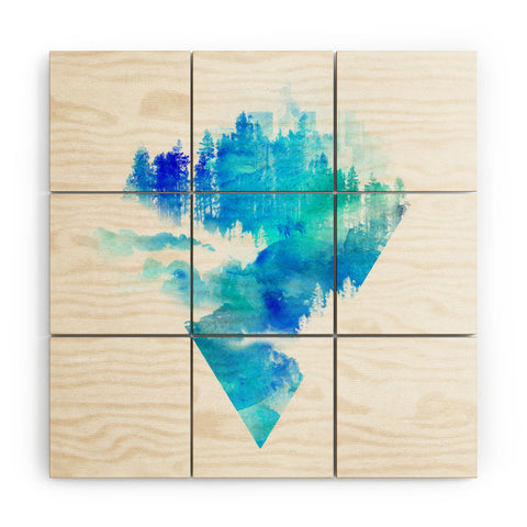 Robert Farkas Escape From Town Wood Wall Mural