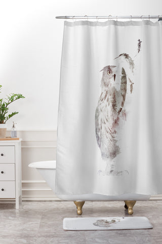 Robert Farkas Fade out Shower Curtain And Mat