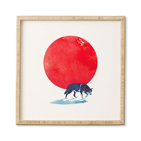 Robert Farkas Fear the red Framed Wall Art