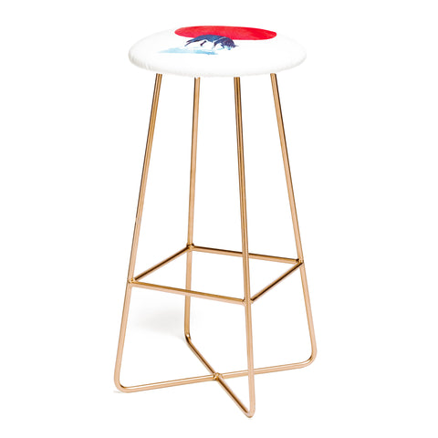 Robert Farkas Fear the red Bar Stool