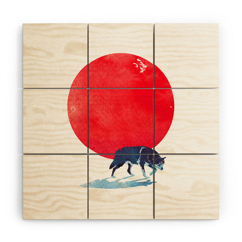 Robert Farkas Fear the red Wood Wall Mural