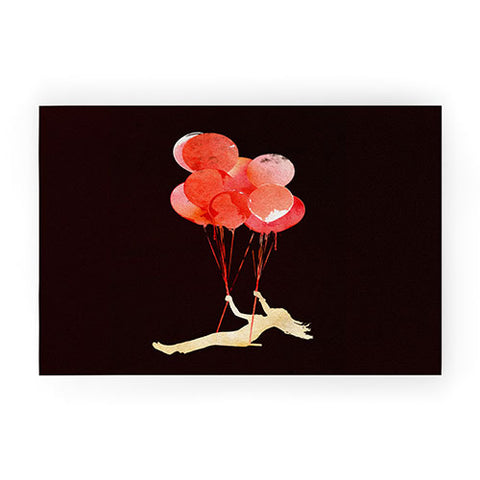 Robert Farkas Fly The Hell Away Welcome Mat