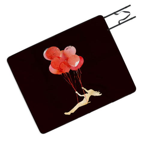 Robert Farkas Fly The Hell Away Picnic Blanket