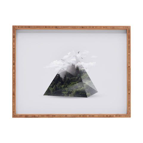 Robert Farkas Forest triangle Rectangular Tray