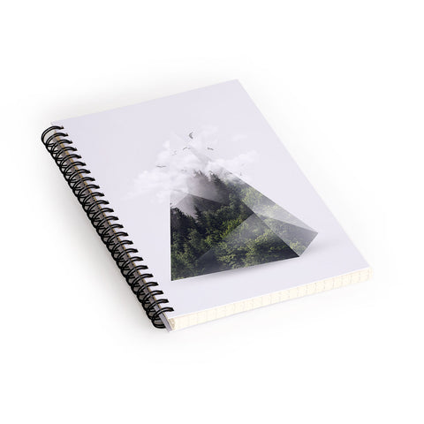 Robert Farkas Forest triangle Spiral Notebook