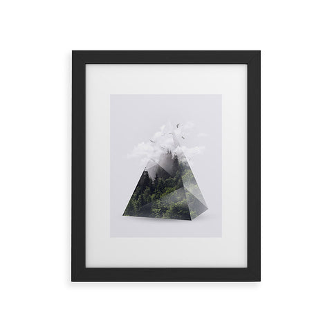 Robert Farkas Forest triangle Framed Art Print