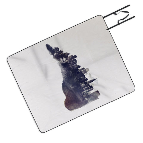 Robert Farkas Fox from the city Picnic Blanket