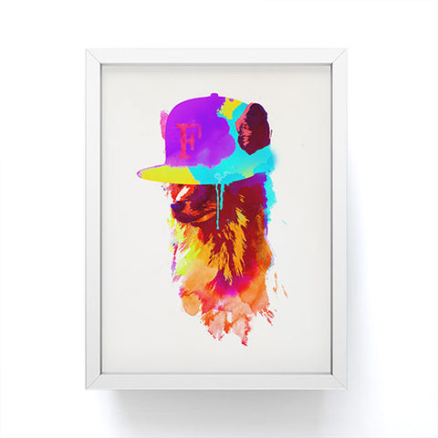 Robert Farkas Foxeys Favorite Cap Framed Mini Art Print