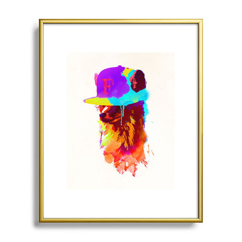 Robert Farkas Foxeys Favorite Cap Metal Framed Art Print