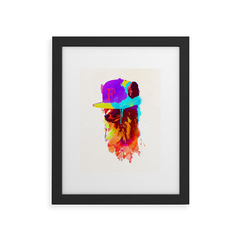 Robert Farkas Foxeys Favorite Cap Framed Art Print