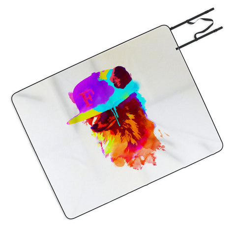 Robert Farkas Foxeys Favorite Cap Picnic Blanket