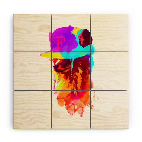 Robert Farkas Foxeys Favorite Cap Wood Wall Mural