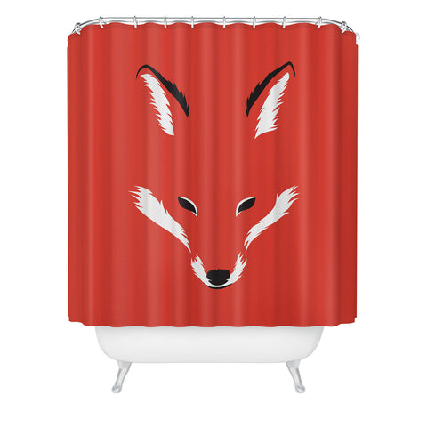 Robert Farkas Foxy shape Shower Curtain