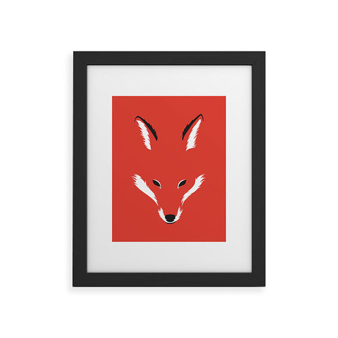 Robert Farkas Foxy shape Framed Art Print