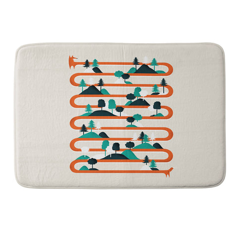 Robert Farkas Foxy Stripes Memory Foam Bath Mat