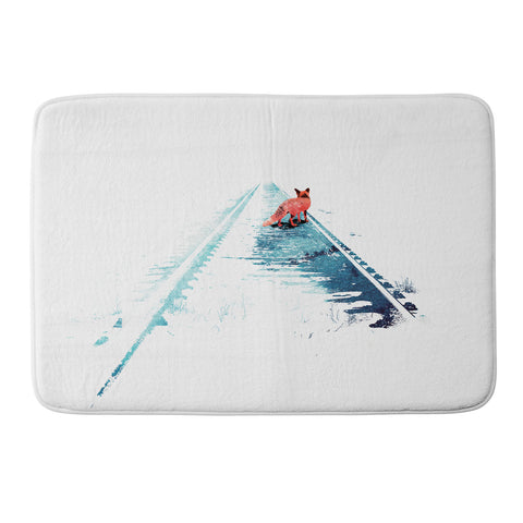 Robert Farkas From nowhere to nowhere Memory Foam Bath Mat
