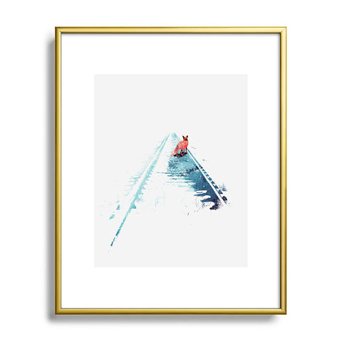 Robert Farkas From nowhere to nowhere Metal Framed Art Print