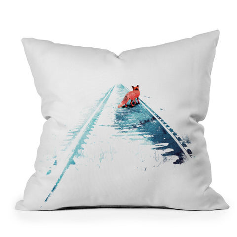 Robert Farkas From nowhere to nowhere Throw Pillow