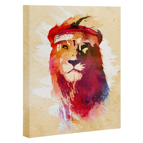 Robert Farkas Gym Lion Art Canvas