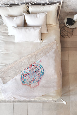 Robert Farkas Hidden Information Fleece Throw Blanket