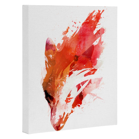 Robert Farkas Hungry Fox Art Canvas