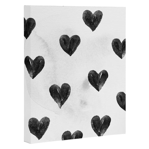 Robert Farkas I drew a few hearts for you Art Canvas