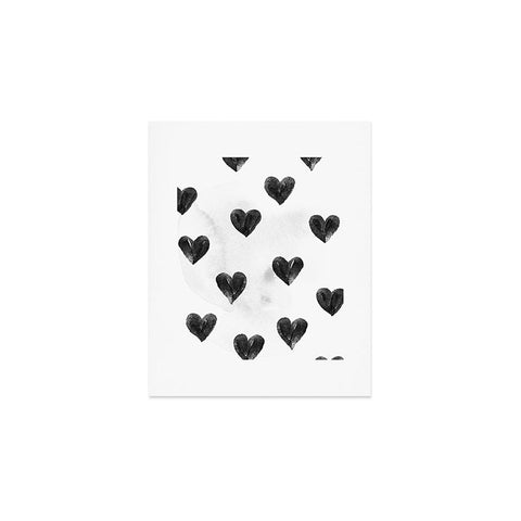 Robert Farkas I drew a few hearts for you Art Print