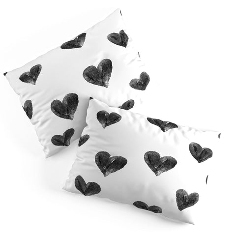 Robert Farkas I drew a few hearts for you Pillow Shams