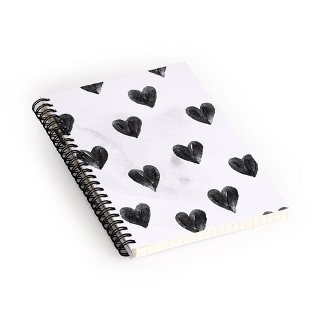 Robert Farkas I drew a few hearts for you Spiral Notebook