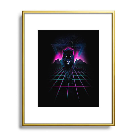 Robert Farkas Jaguar Poster Metal Framed Art Print