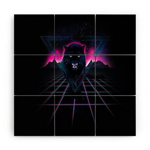 Robert Farkas Jaguar Poster Wood Wall Mural