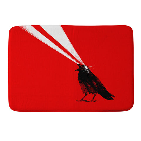 Robert Farkas Laser crow Memory Foam Bath Mat