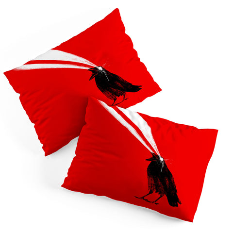 Robert Farkas Laser crow Pillow Shams