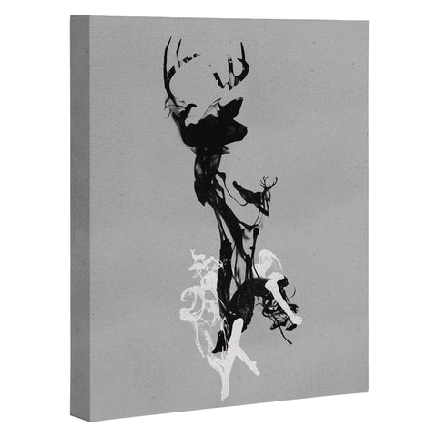 Robert Farkas Last time I was a deer Art Canvas