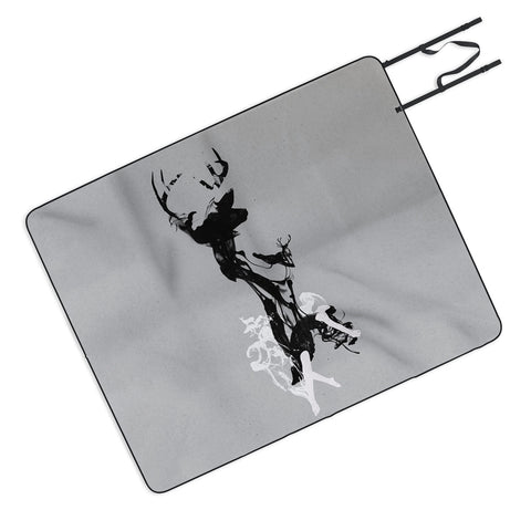 Robert Farkas Last time I was a deer Picnic Blanket