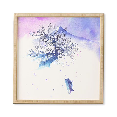 Robert Farkas Long way to fuji Framed Wall Art